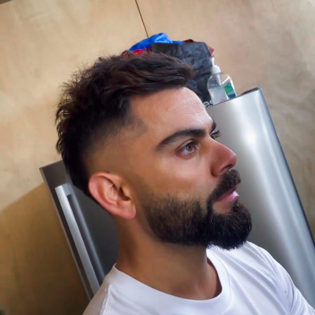 Kohli debuts new haircut as ex-India captain arrives in Mohali for 1st T20I  | Cricket - Hindustan Times